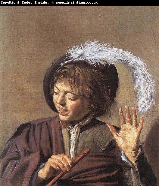 Frans Hals Singing Boy with a Flute WGA